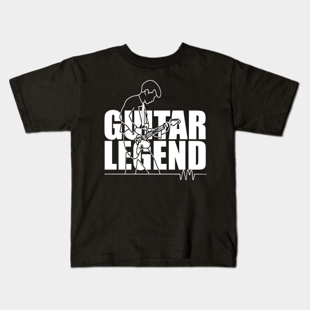 Guitar legends and soudlane Kids T-Shirt by ChristianCrecenzio